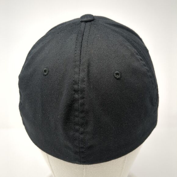 Vape Affliction Fitted Hat Black S/M Embroidered Solid Flexfit Yupoong - Picture 5 of 8